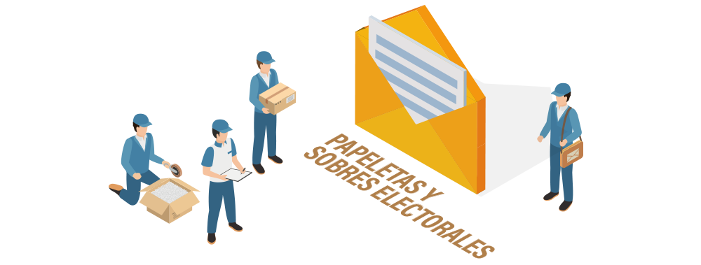 Papeletas y sobres electorales